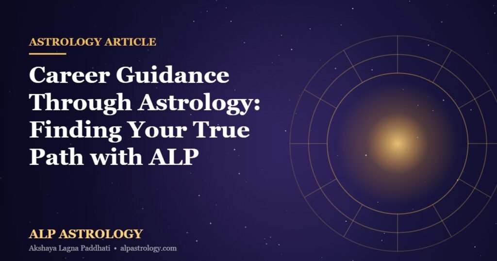 Career astrology consultation with ALP Astrology - career guidance thumbnail