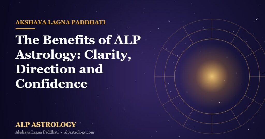 Benefits of ALP astrology - clarity direction and confidence thumbnail