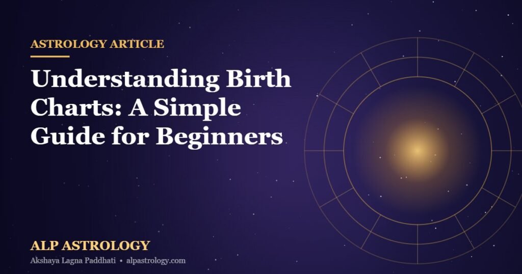Birth chart reading guide from ALP Astrology - beginner chart explanation thumbnail