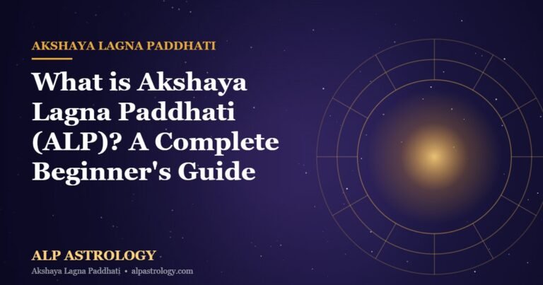 ALP Astrology cosmic zodiac thumbnail for What is Akshaya Lagna Paddhati guide