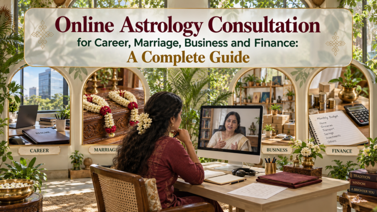Online Astrology Consultation for Career, Marriage, Business and Finance A Complete Guide