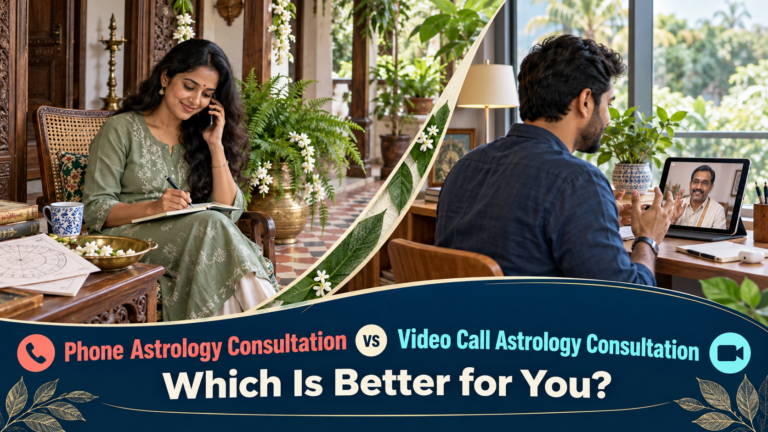 Phone Astrology Consultation vs Video Call Astrology Consultation Which Is Better for You