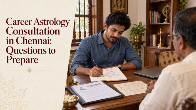 Career Astrology Consultation in Chennai Questions to Prepare