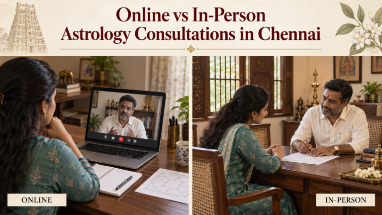 Online vs In-Person Astrology Consultations in Chennai